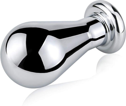 Edelstahl Big Anal Plug Glühbirne Form Butt Plug Anal