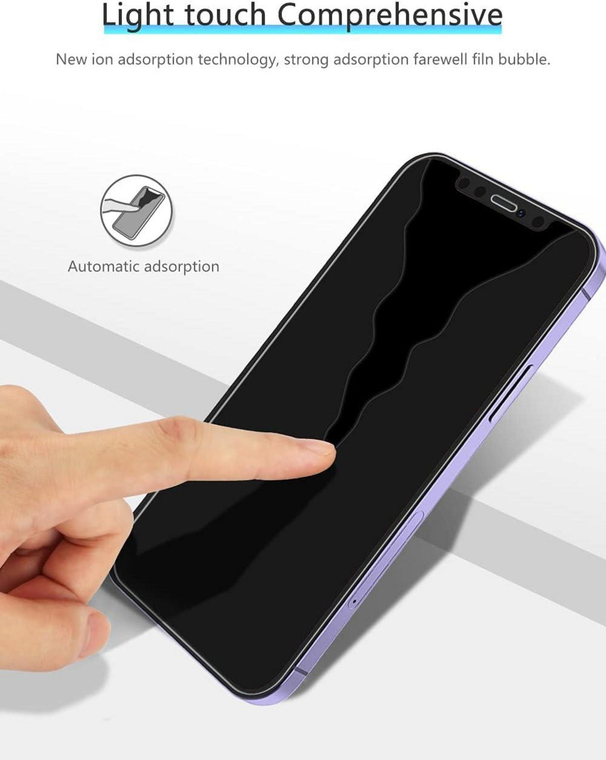 Schutzfolie für iPhone 12 Mini, Rahmen-Installationshilfe, Kamera