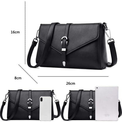 Damen Umhängetasche in Lederoptik Elegant Schultertasche
