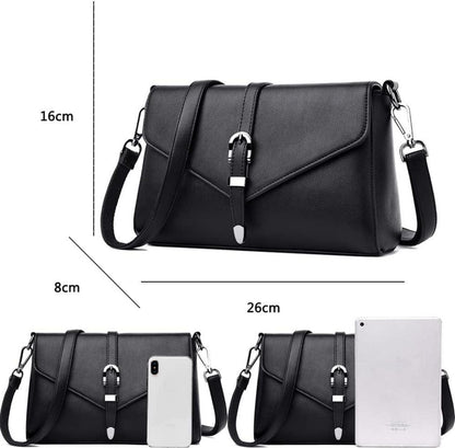 Damen Umhängetasche PU-Leder Schultertasche Elegant Handtasche