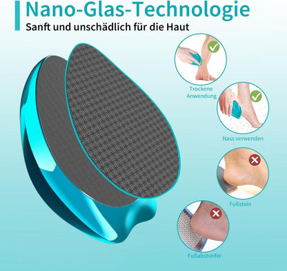 2in1 Nano Glas Hornhautentferner für Nass&Trocken