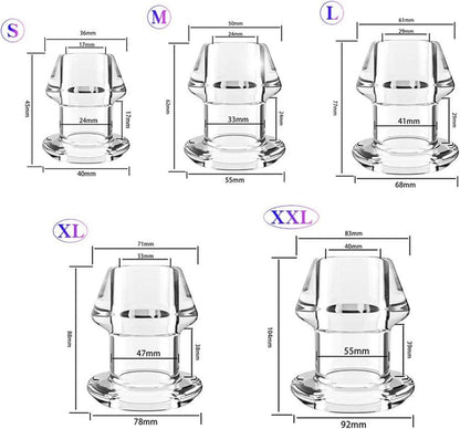 Anal Expander Transparent Analplug Prostata Massage Dilatator
