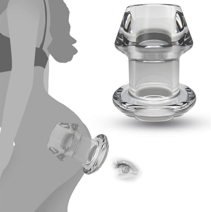 Analplug Transparent Expander Vagina Dilatator Prostata Massage für