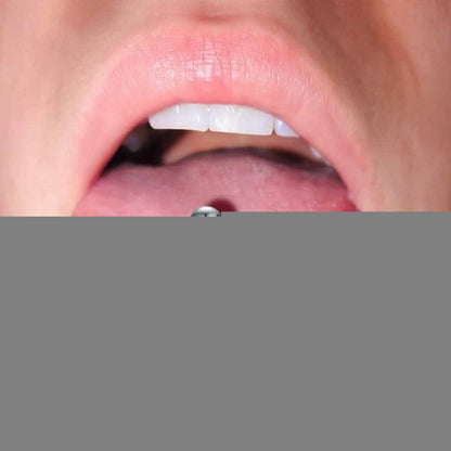 Zungenpiercing Set 24 Stück 14G Chirurgenstahl mit Kugeln 12-18mm