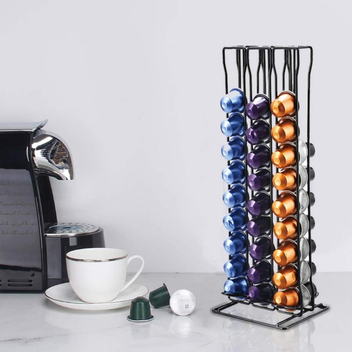 Nespresso Kapselhalter für 60 Kaffeekapseln aus Metall