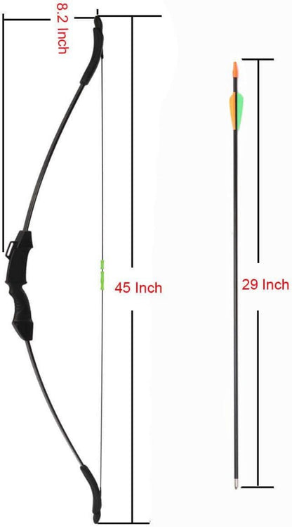 HANSPY Pfeil Bogen Set Junior Anfänger Recurve Bogenschießen