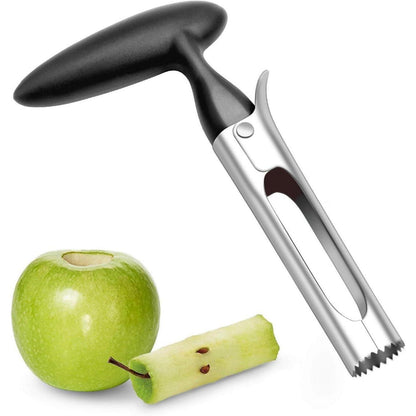 Apfelentkerner mit gezackter Edelstahlklinge und ABS-Griff
