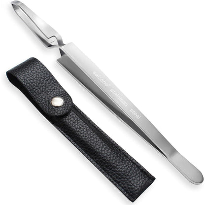 Zeckenzange Edelstahl mit Holster für Mensch & Haustier