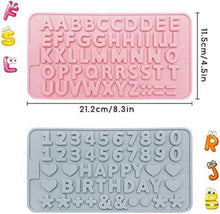 Silikonform Buchstaben Set Alles Gute Geburtstag Backform