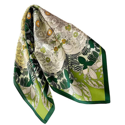 Damen Seidenschal 90x90cm Elegant für Business & Freizeit