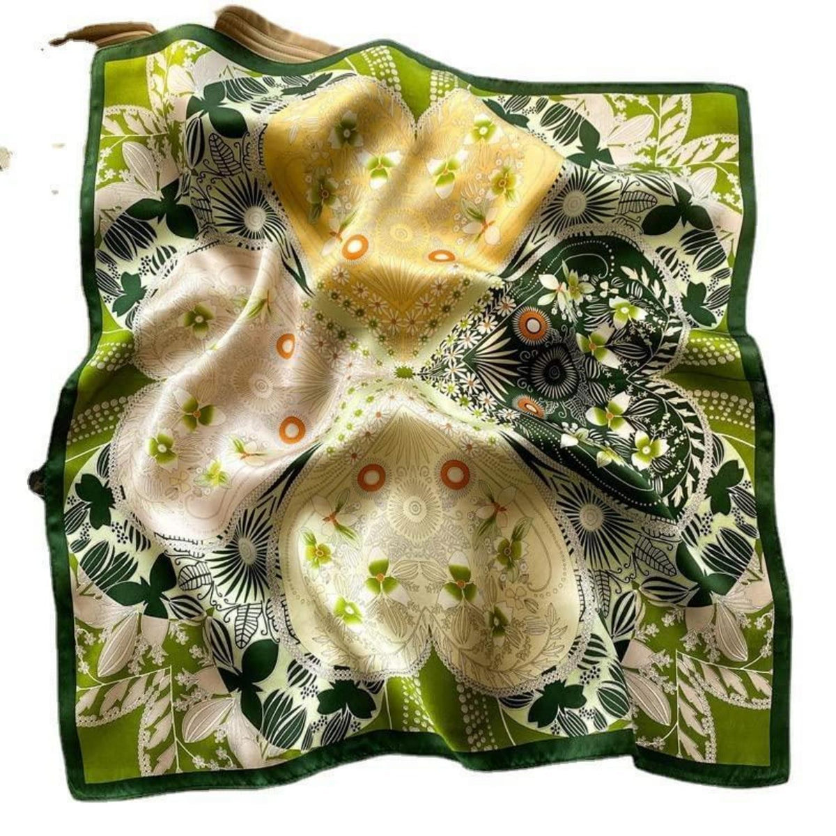 Damen Seidenschal 90x90cm Elegant für Business & Freizeit