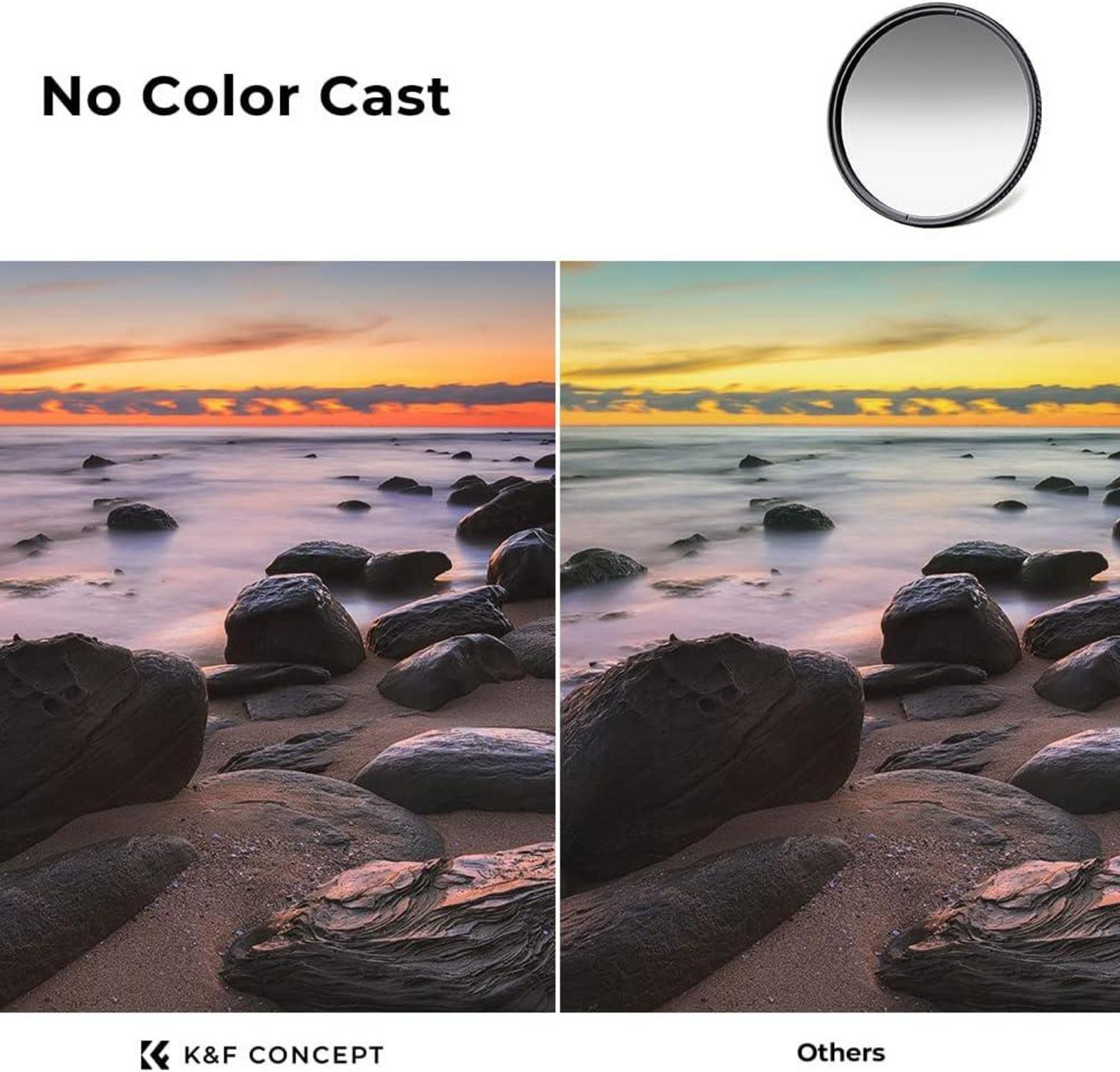 K&F Concept 55mm Nano-X Soft GND8 ND0,9 Grauverlaufsfilter