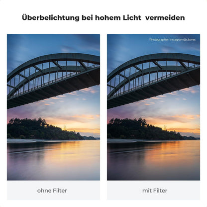 77mm K&F Concept Nano-X GND8 ND0,9 Grauverlaufsfilter