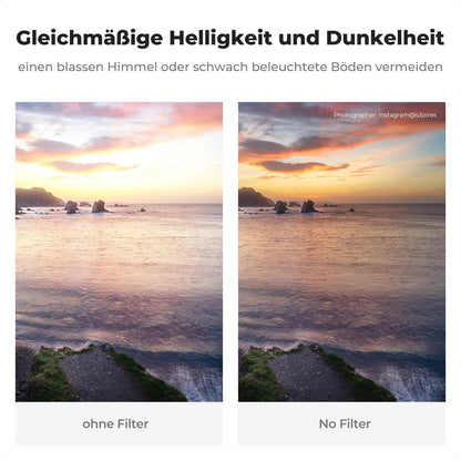 72mm Nano-X Soft GND8 Grauverlaufsfilter ND0,9 Optisches