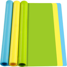 Silikonmatte 3er Set 30x40cm, Bastelmatte Antihaft & Rutschfest