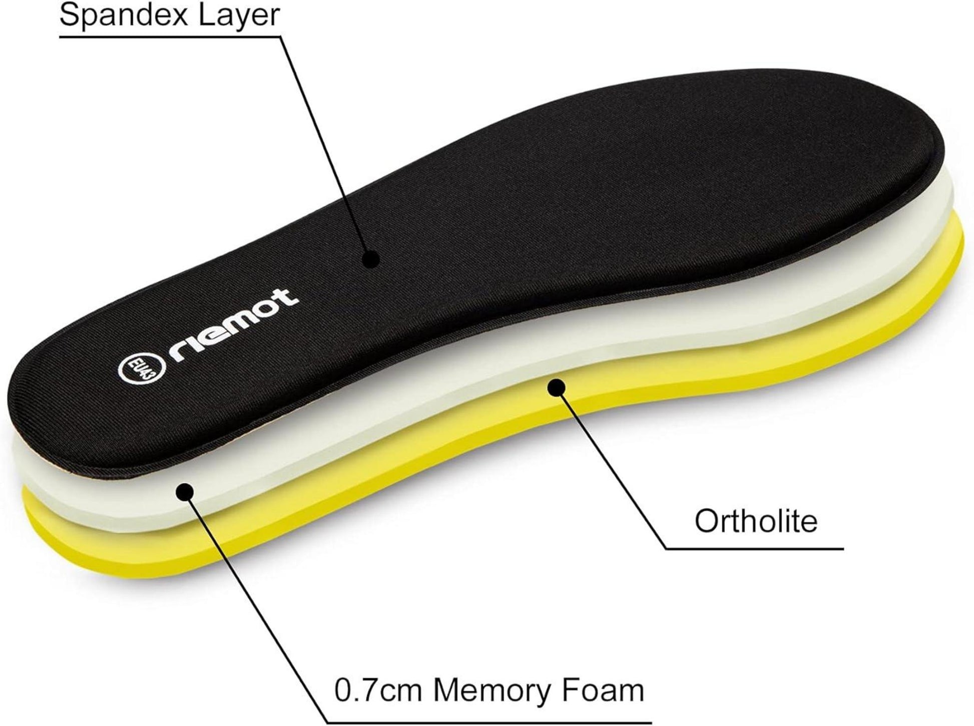 Memory Foam Einlegesohlen Weich Sport Freizeit Alltag