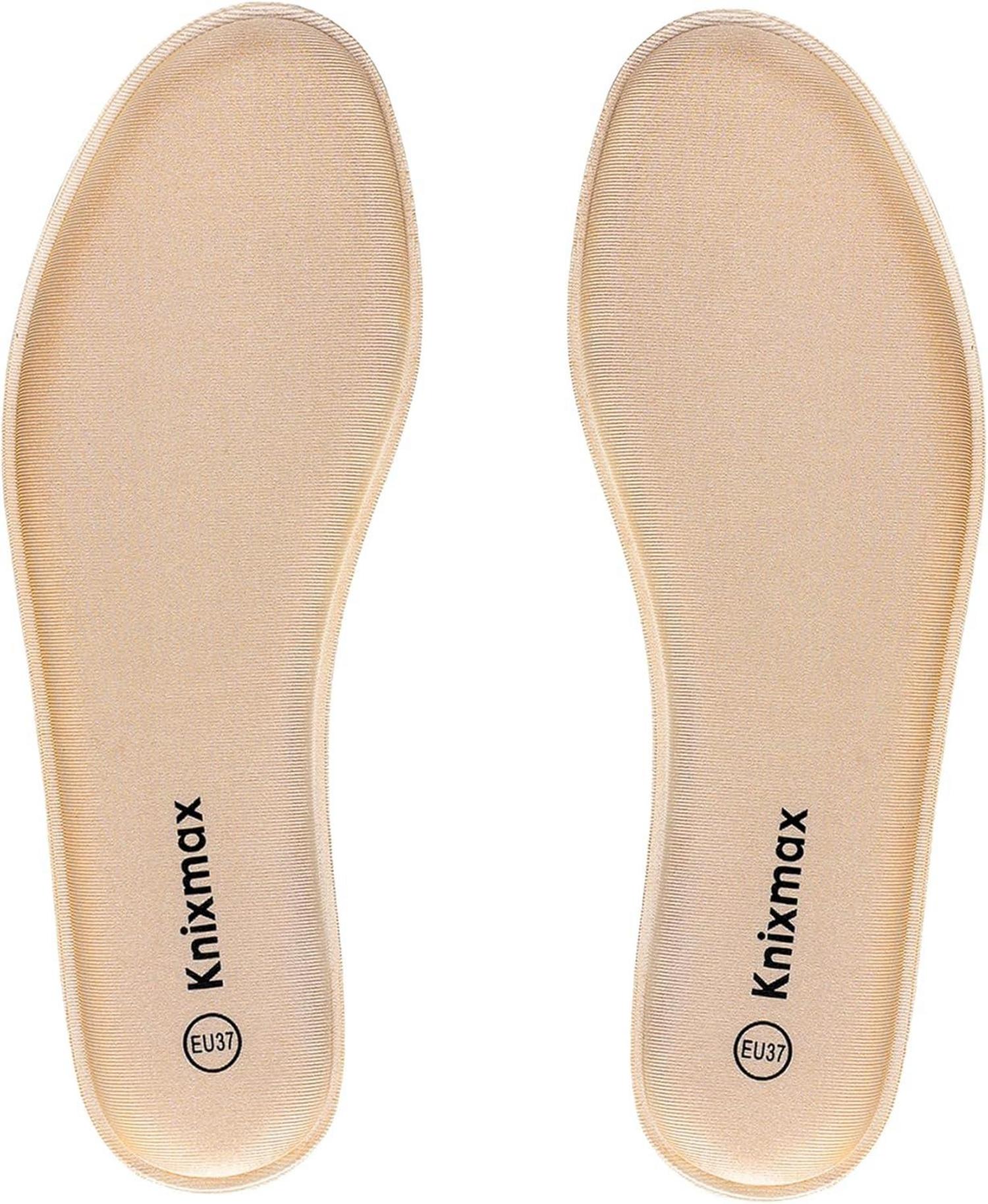 Memory Schaum Einlegesohlen für Sport und Freizeit - Beige 46EU