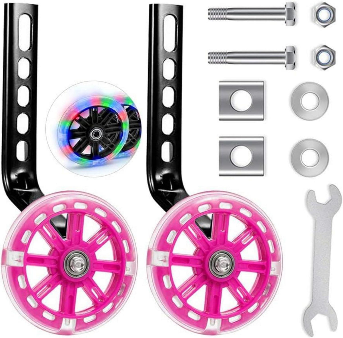 Fahrrad Stützräder Kinder Universal Hilfsräder Erwachsene Rosa