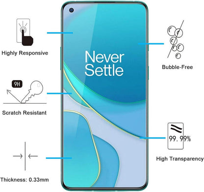 Panzer Schutz Glas für OnePlus 9, 9H Härte, HD