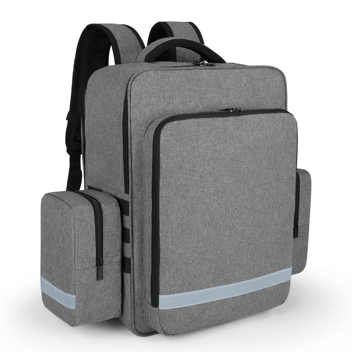 Erste Hilfe Rucksack Grau – Notfalltasche für Rettungsdienste