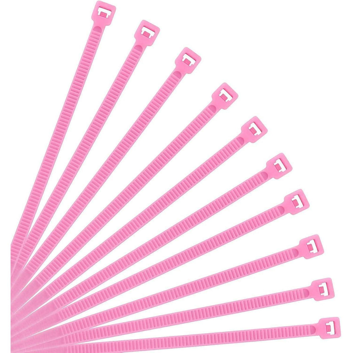 500 Rosa Kabelbinder 200mm – Robust & UV-Beständig