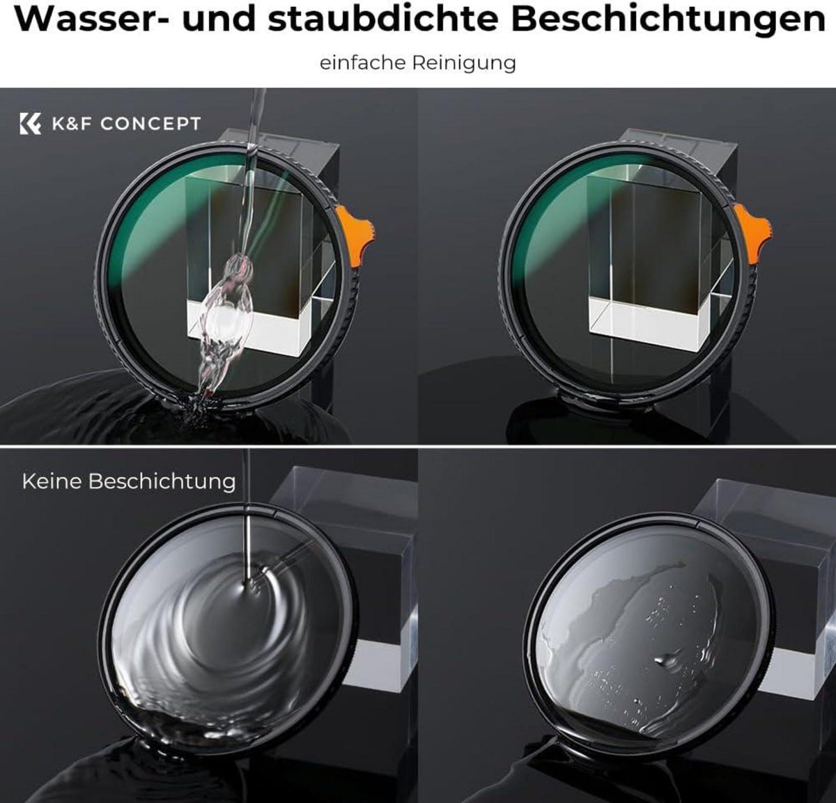Nano-X 82mm Variabler ND2-400 Graufilter mit Filtertasche