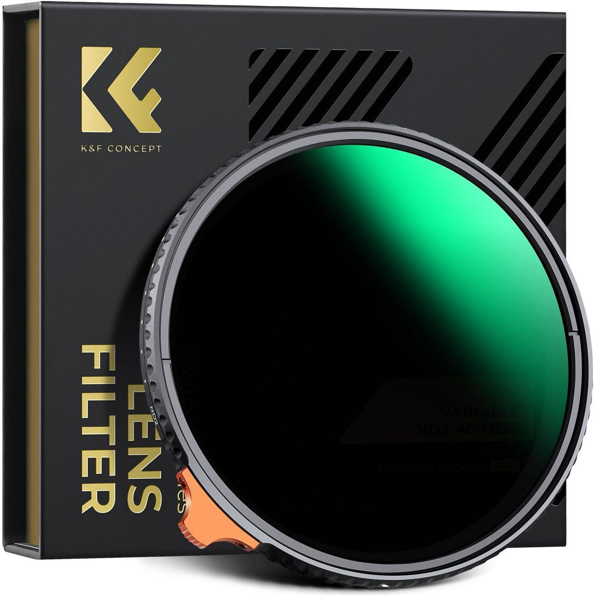 Variabler ND-Filter ND2-400 mit 1-9 Blendenstufen und Tasche