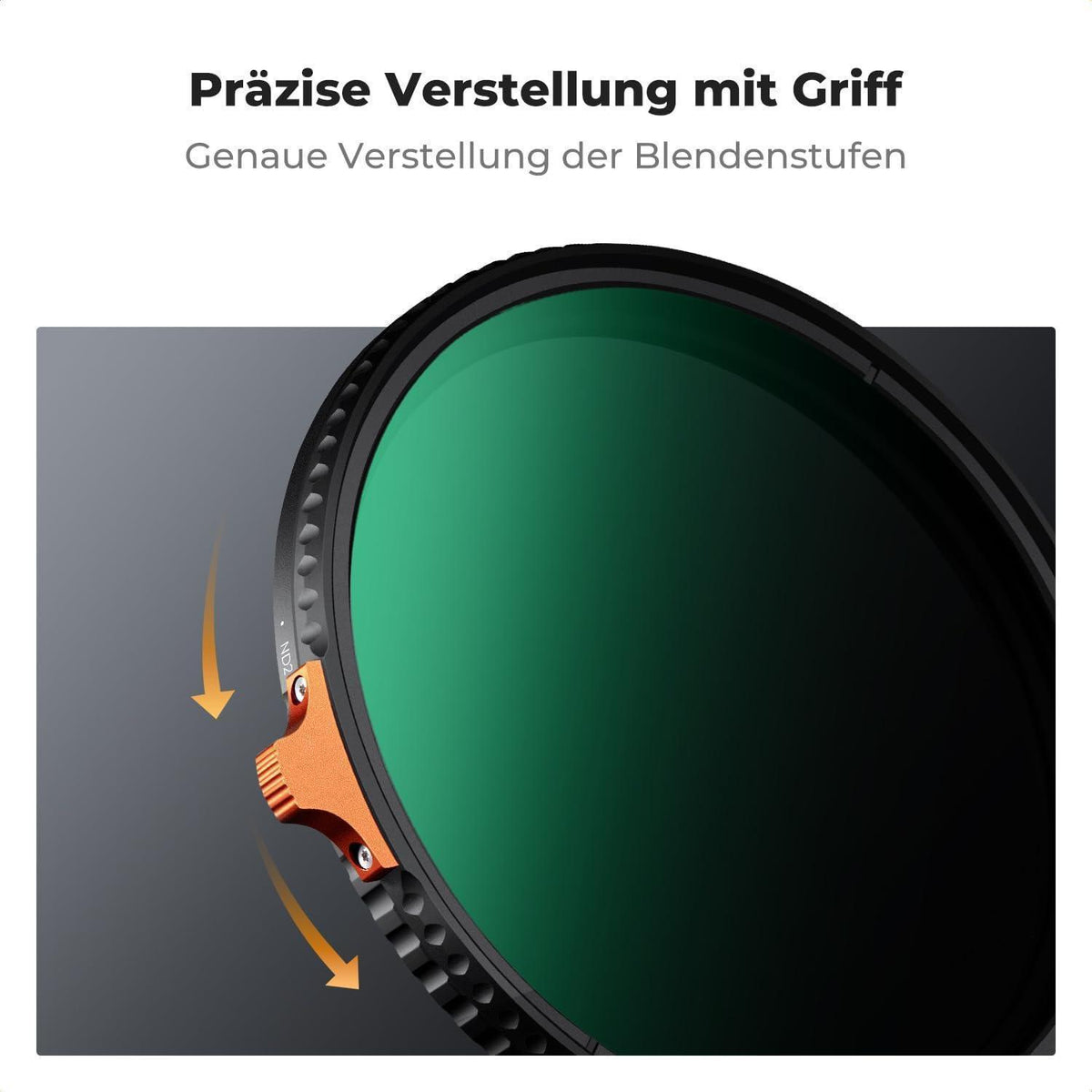 Variabler ND-Filter ND2-400 mit 1-9 Blendenstufen und Tasche