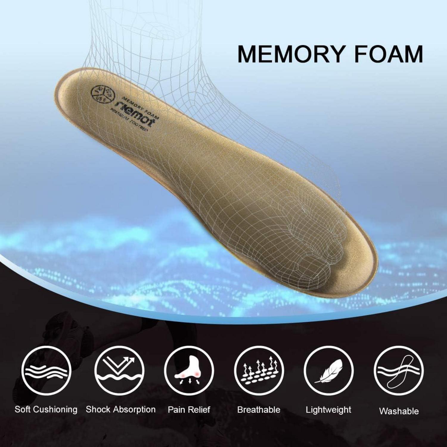 Memory Foam Einlegesohlen Weich für Damen Herren Sport Stiefel 36-47