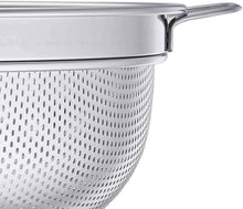 Homikit Edelstahl Nudelsieb mit Griffen, 20cm