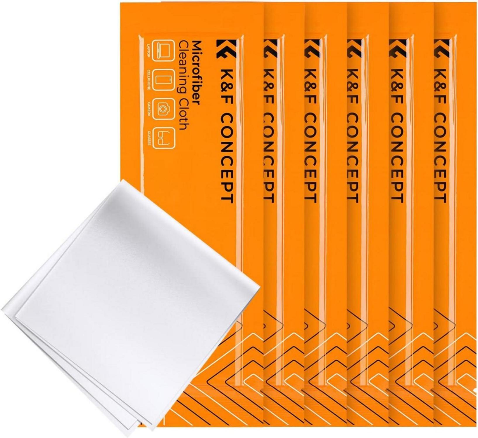 Mikrofaser Reinigungstücher Set für Kamera Objektiv Display 6 Stück