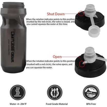 Fahrradflaschenhalter 21 Oz Getränkehalter Rennrad Schwarz
