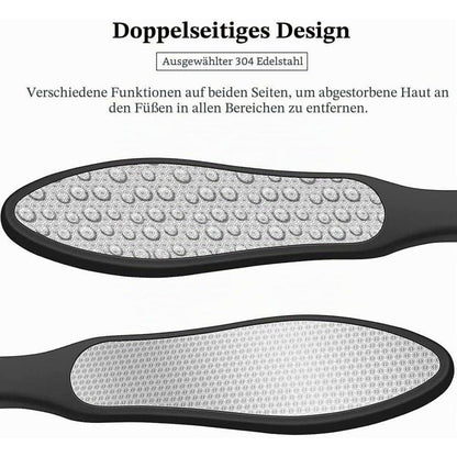 Hornhautraspel Edelstahl – Fußpflege für glatte Füße