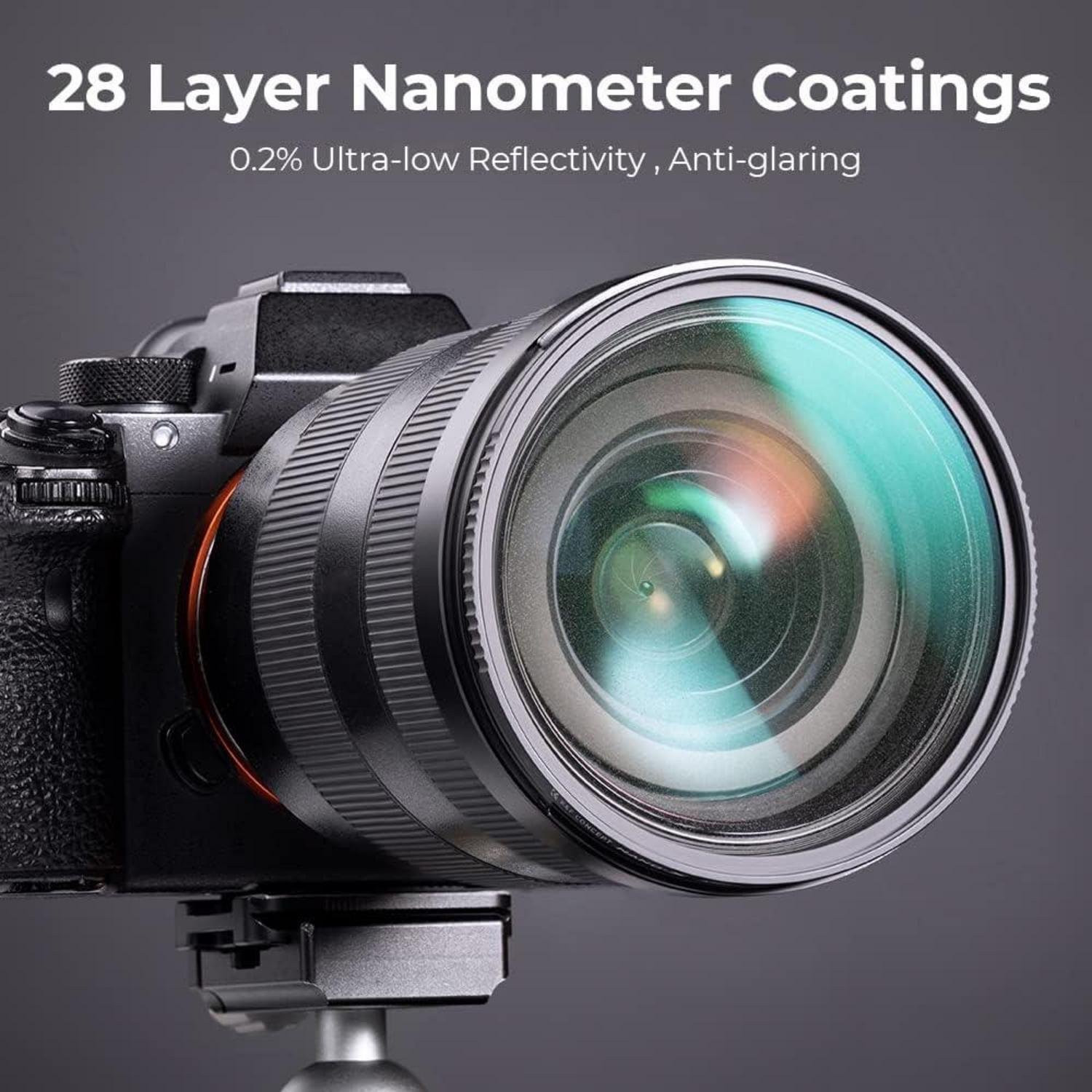 77mm Black-Mist 1/8 Filter Optisches Glas Nano-Beschichtung