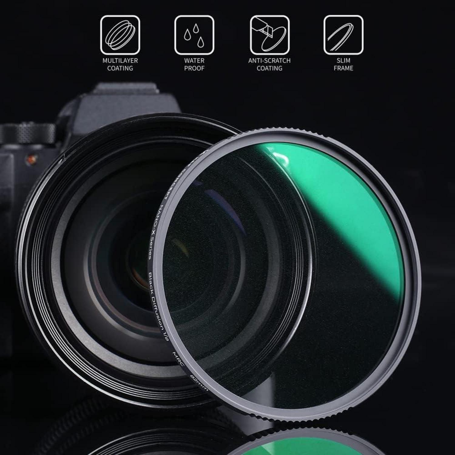 Nano-X Black-Mist 1/8 Filter 52mm Optisches Glas Schwarz