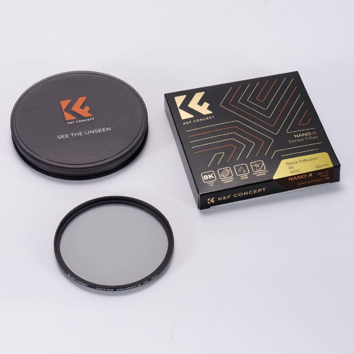 52mm Black-Mist Filter 1/8 für Videoaufnahmen/Portraitfotografie