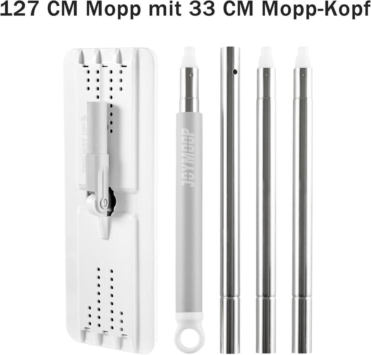 Bodenwischer Mikrofaser Mops Staub Nass Flacher Wischmopp waschbaren