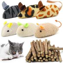 Katzenminzen Spielzeug 36 Stück Mäuse & Sticks