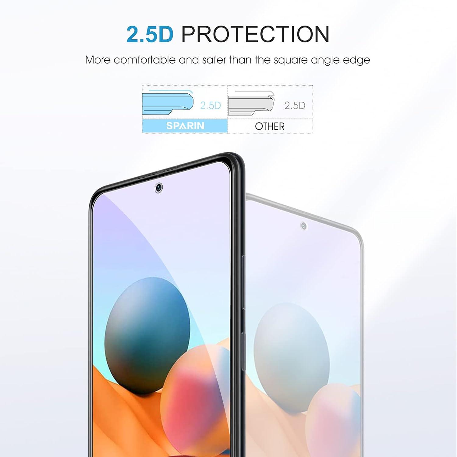 Displayschutzfolie Xiaomi Redmi Note 10 Pro 5er Set 9H Härteglas
