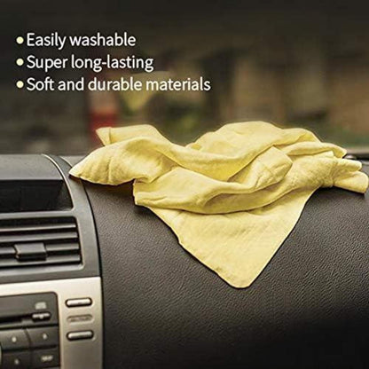 Premium Auto Trockentuch Fensterleder – Super saugfähig & langlebig