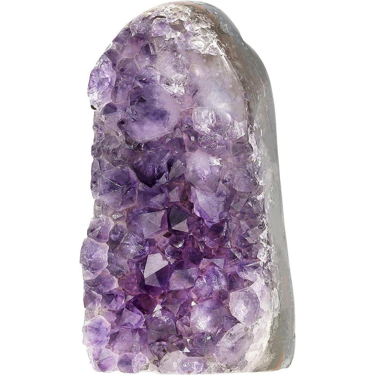Große Amethyst Druse Rohstein mit Ständer 900-1000g
