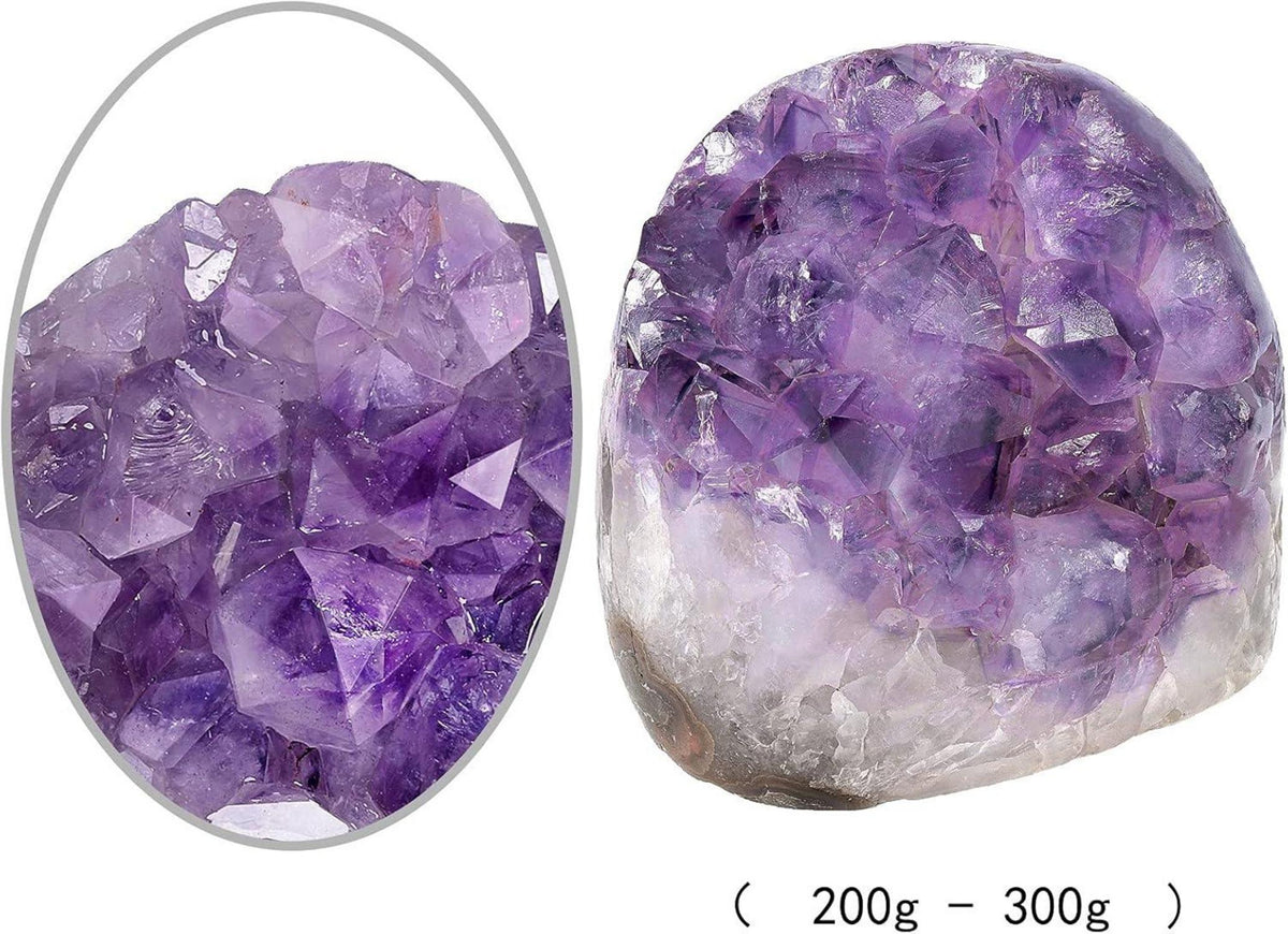Amethyst Druse Groß Kristall Dekoration quarz Crystal Stein Cluster
