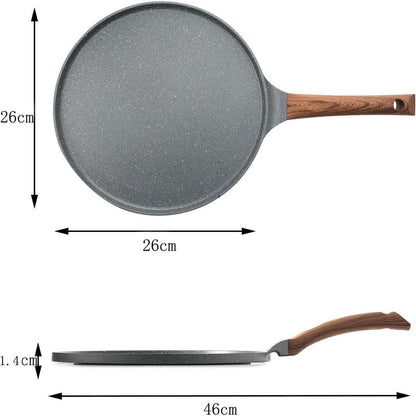 Crepe Pfanne 26cm Antihaft Granit Induktion
