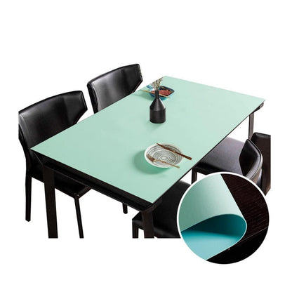 PU Tischdecke wasserdicht 90x160cm Grün Blau