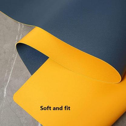 PU Tischdecke wasserdicht 90x180cm Schwarz Grau