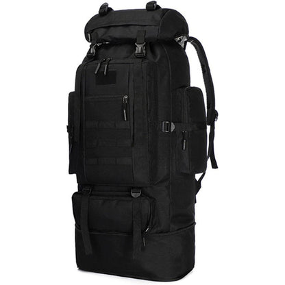 100L Trekkingrucksack Herren Wasserdicht Molle Taktisch Schwarz