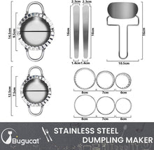 Bugucat Edelstahl Dumpling Maker Set 11-teilig Langlebig und