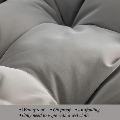 Grauer Ohrensessel Relaxsessel – Bequemer Lesesessel für Wohnzimmer