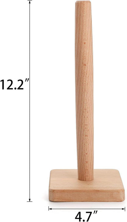 Holz Küchenrollenhalter 3er Set vertikale Papierhandtuchhalter