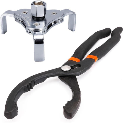 Ölfilterschlüssel & Zange 2er-Set für PKW & Motorrad